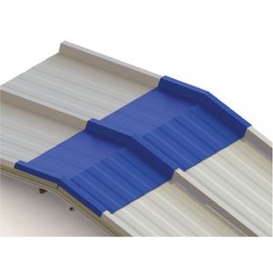 Cumbrera de acero para TRAPEZOIDAL AISLADO (RAL 9003) - 1 pieza MT