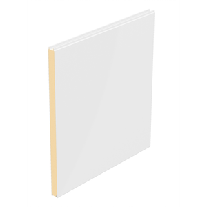 Painel Sala Limpa Branco - núcleo em PIR 100MM - Largura 1,10 Metros