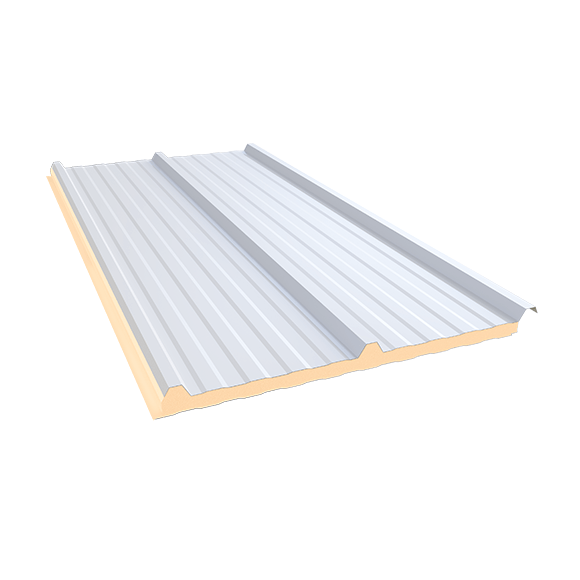 Telha-Trapezoidal-Confort-Termica-Semi-Sanduiche-Branco-Neve-–-nucleo-em-PIR-20-mm