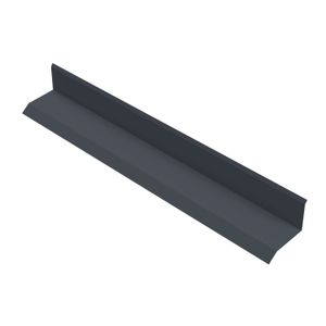 Side Finishing Flashing for Colonial Crinkle Slate Gray Isotelha – 3 meter piece