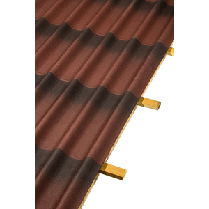TELHA ONDULINE STILO 3D VERMELHA 200 CM X 82CM