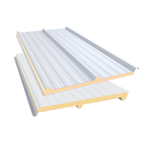 White Sandwich Thermal Tile With Lining 4.50 Meters – 20mm Pir Core - Isotelha Kings