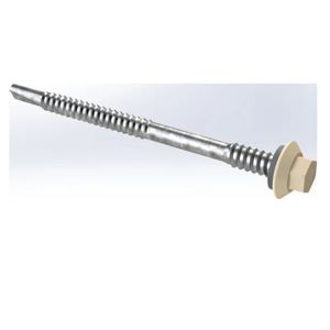 Parafuso para Fixação em Aço - PB 12.1/4-14 X 4 P4 - Cor Marfim