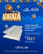 04 Isotelha Trapezoidal Confort com Isolamento em PIR - 30MM de Espessura - galva-9003