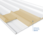 IsotelhaTrapezoidalTermicaSanduicheBrancoNeve–nucleoemPIR20mm