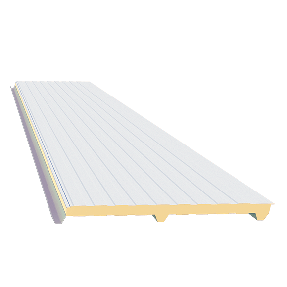 IsotelhaTrapezoidalTermicaSanduicheBrancoNeve–nucleoemPIR50mm